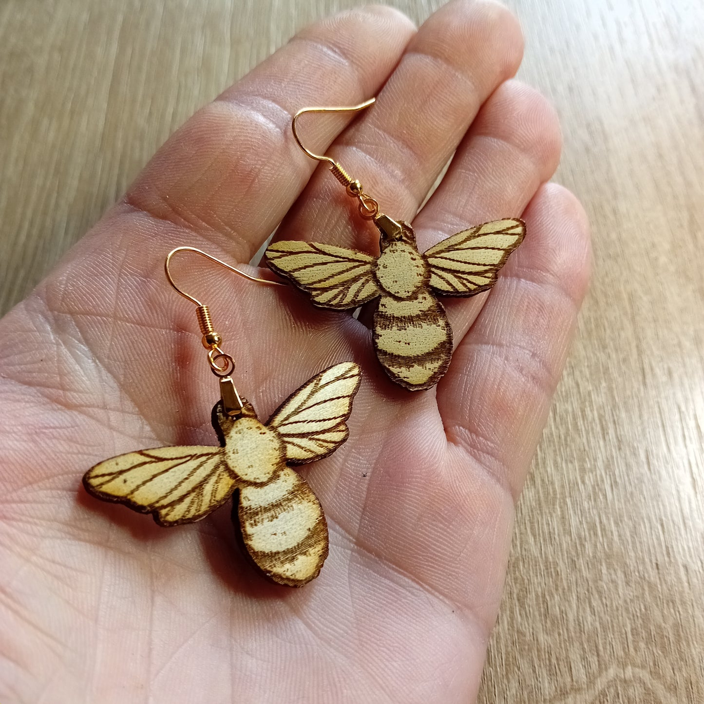 Boucles d'oreille  - Abeilles